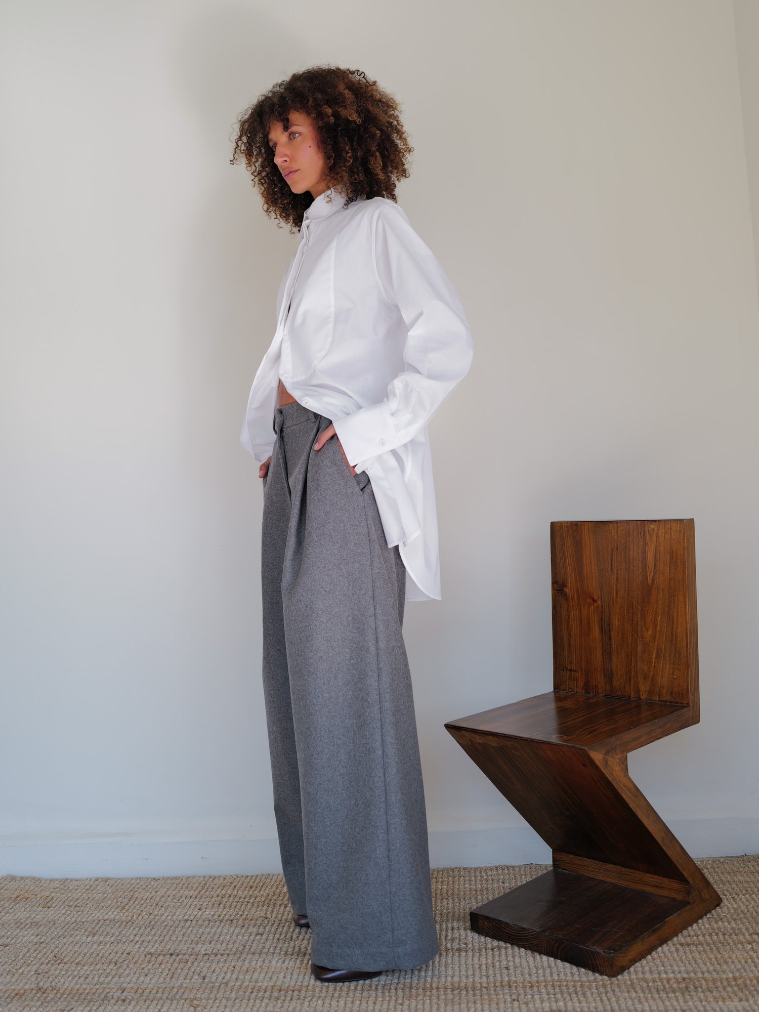 The Poplin Tuxedo Shirt