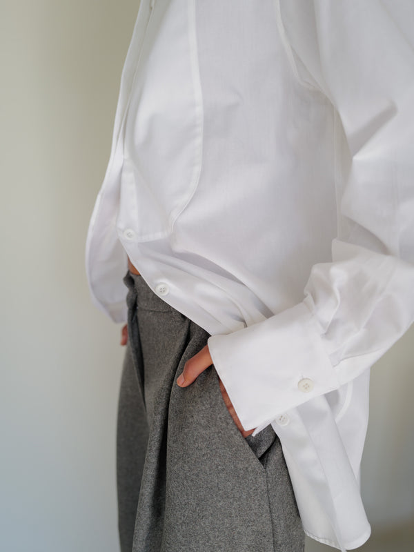 The Poplin Tuxedo Shirt