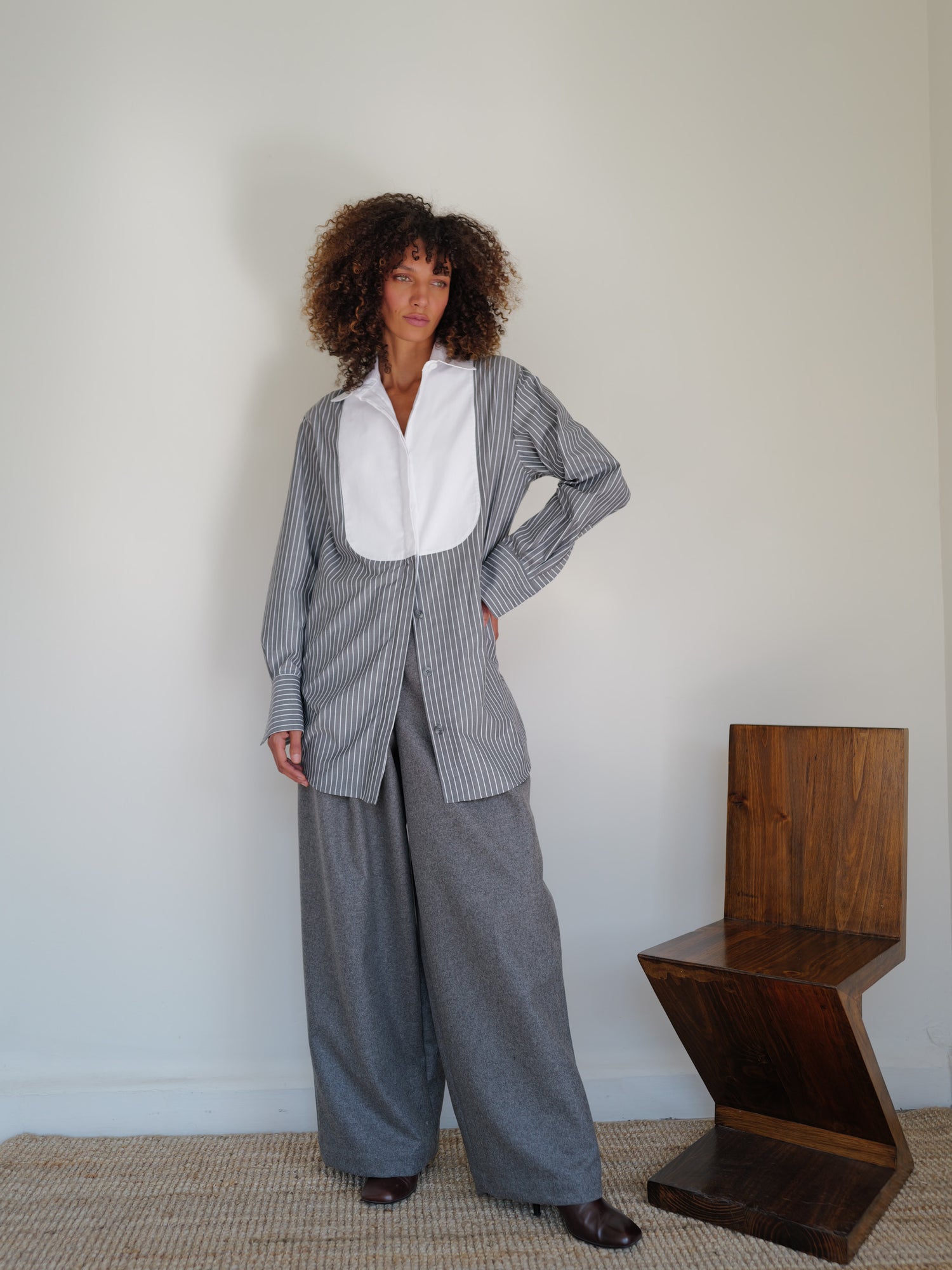 The Poplin Tuxedo Shirt