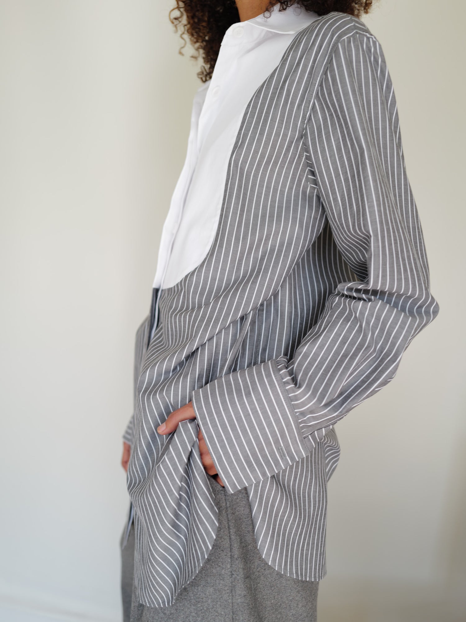 The Poplin Tuxedo Shirt