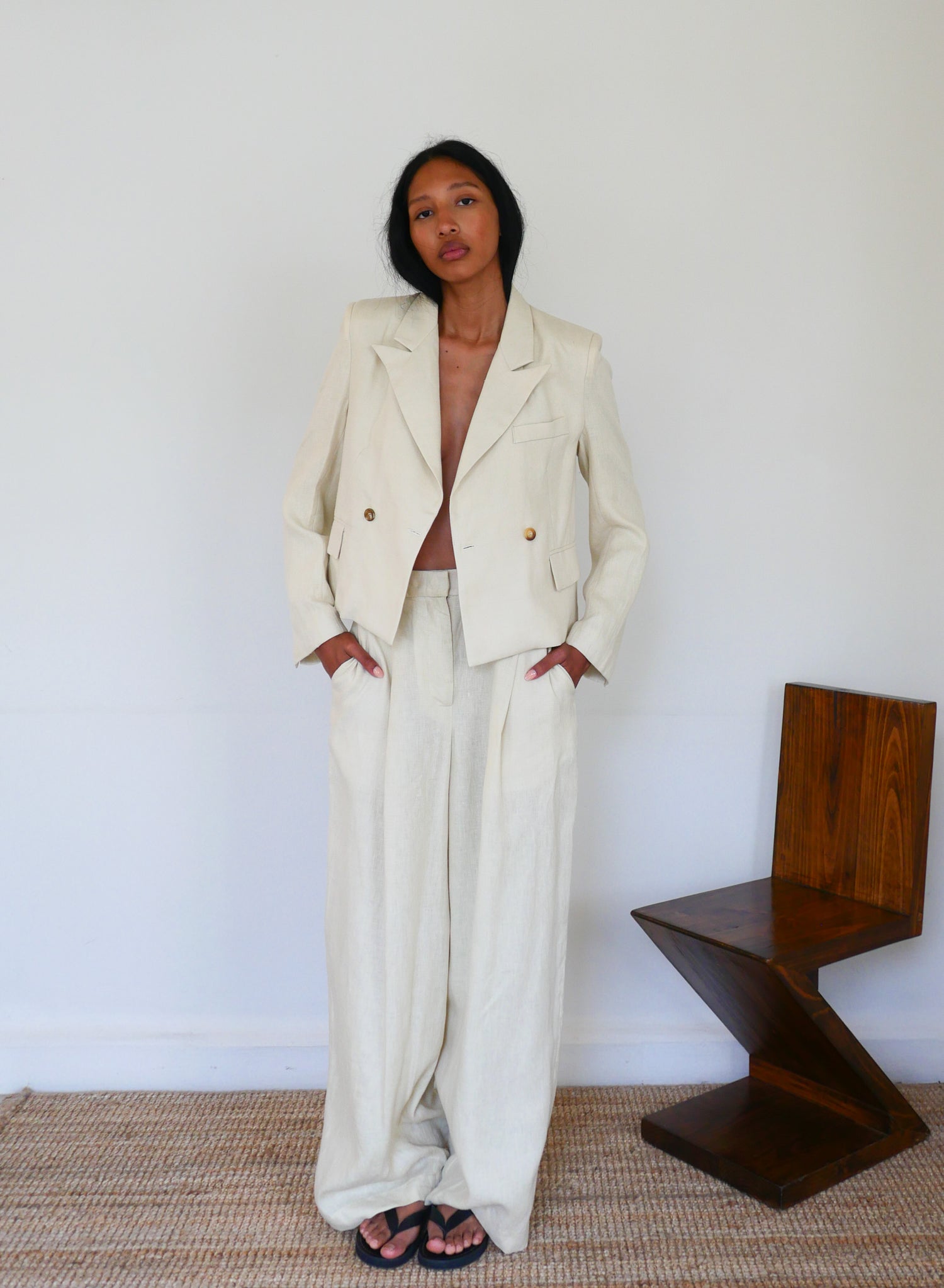 The Linen Tuxedo Blazer