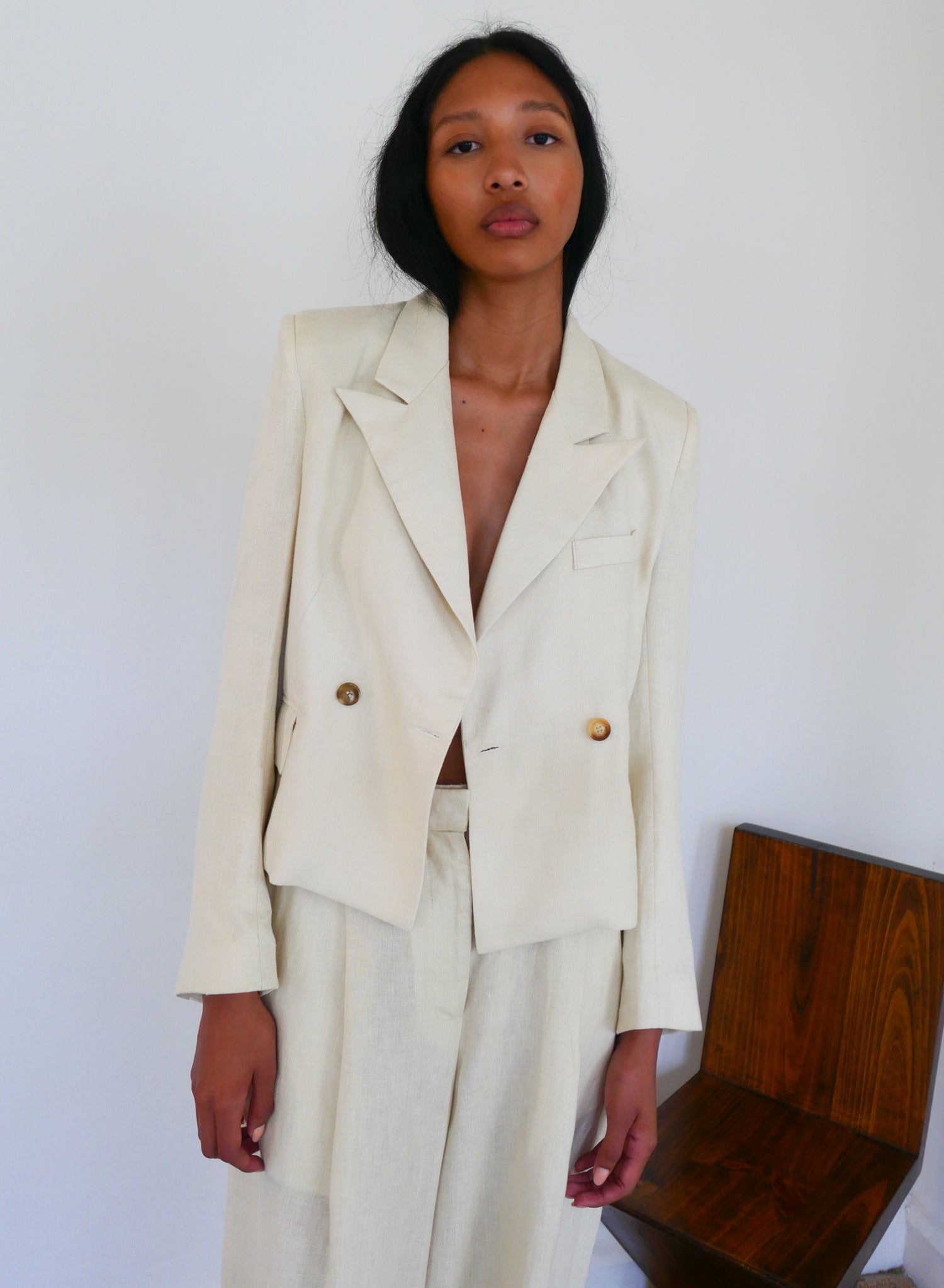 The Linen Tuxedo Blazer