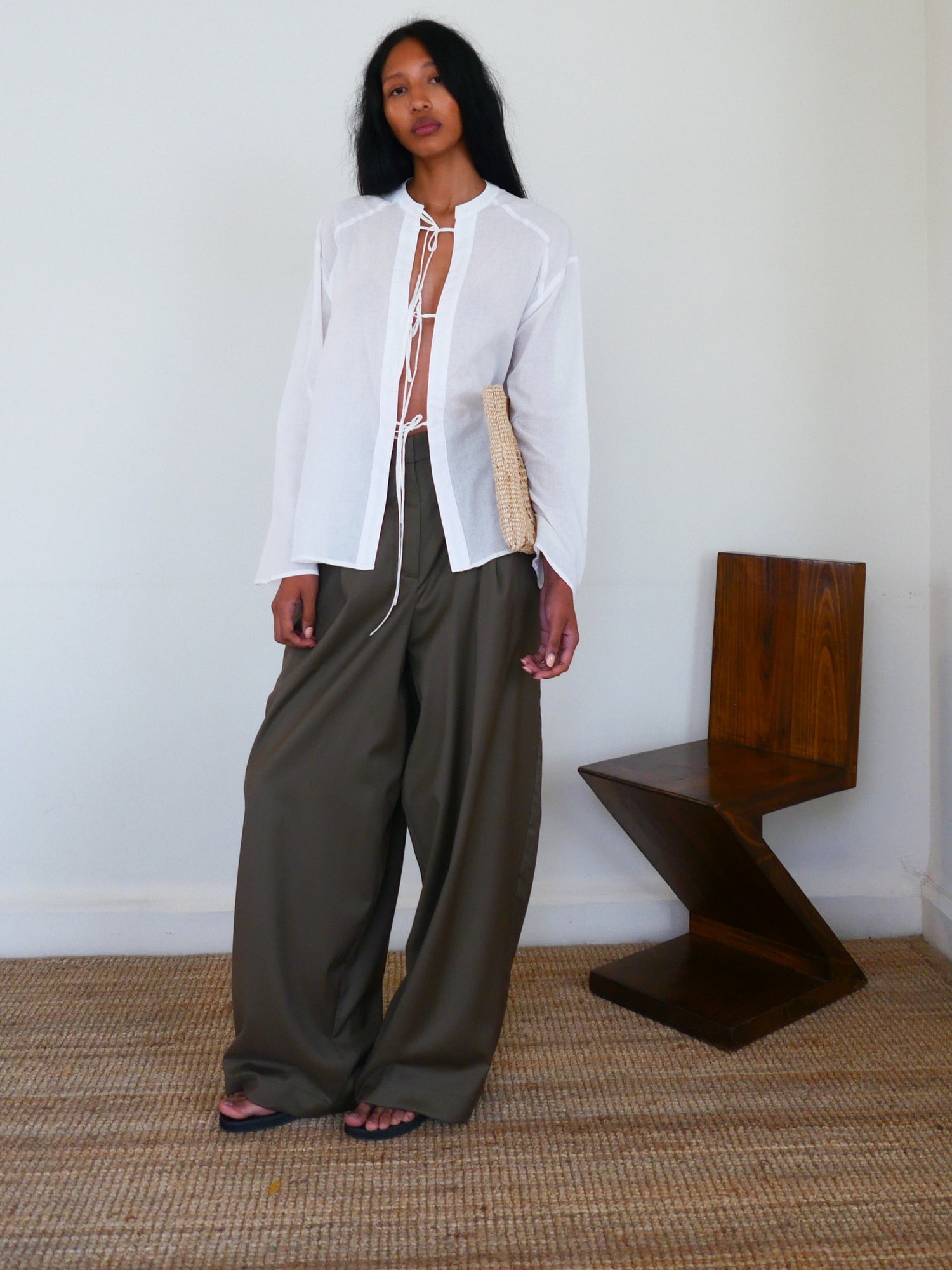 The Cotton Voile Tie Tunic