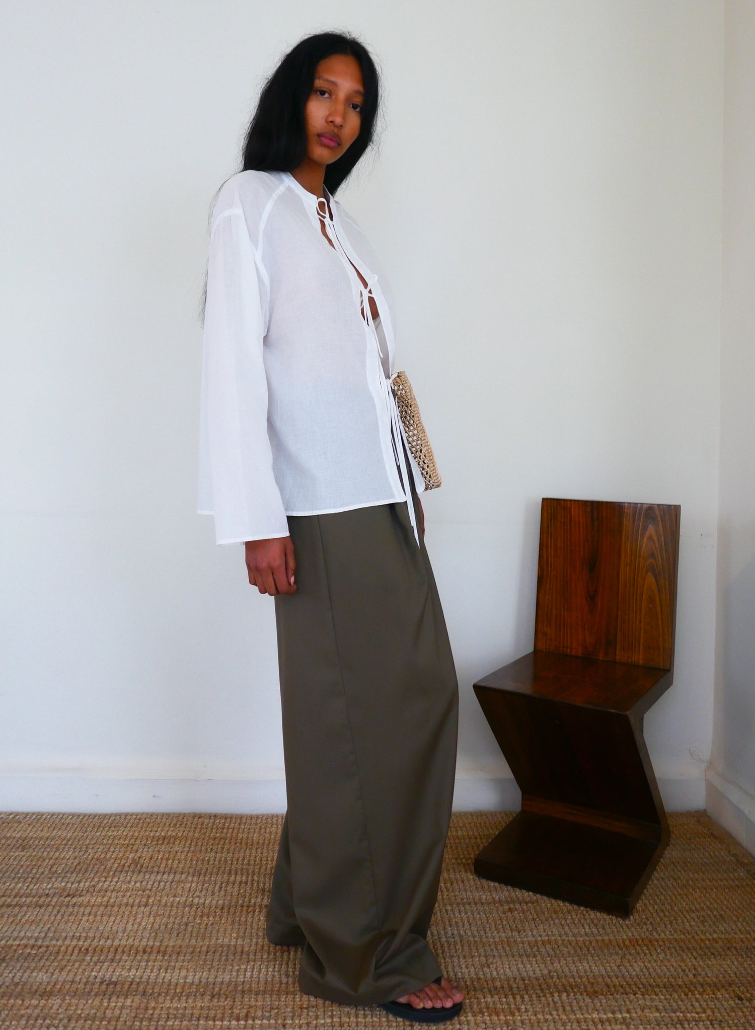 The Cotton Voile Tie Tunic
