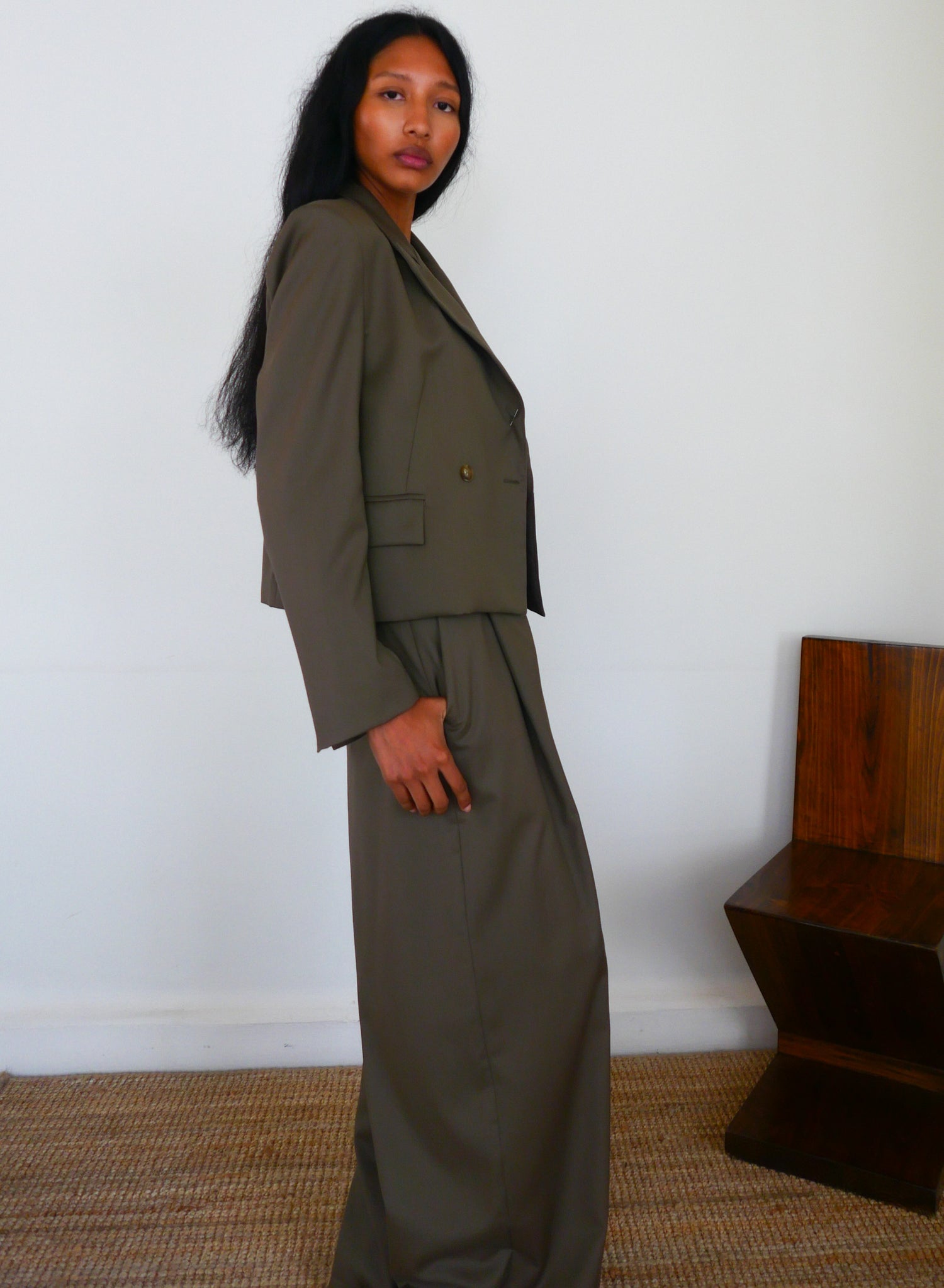The Summer Wool Tuxedo Blazer