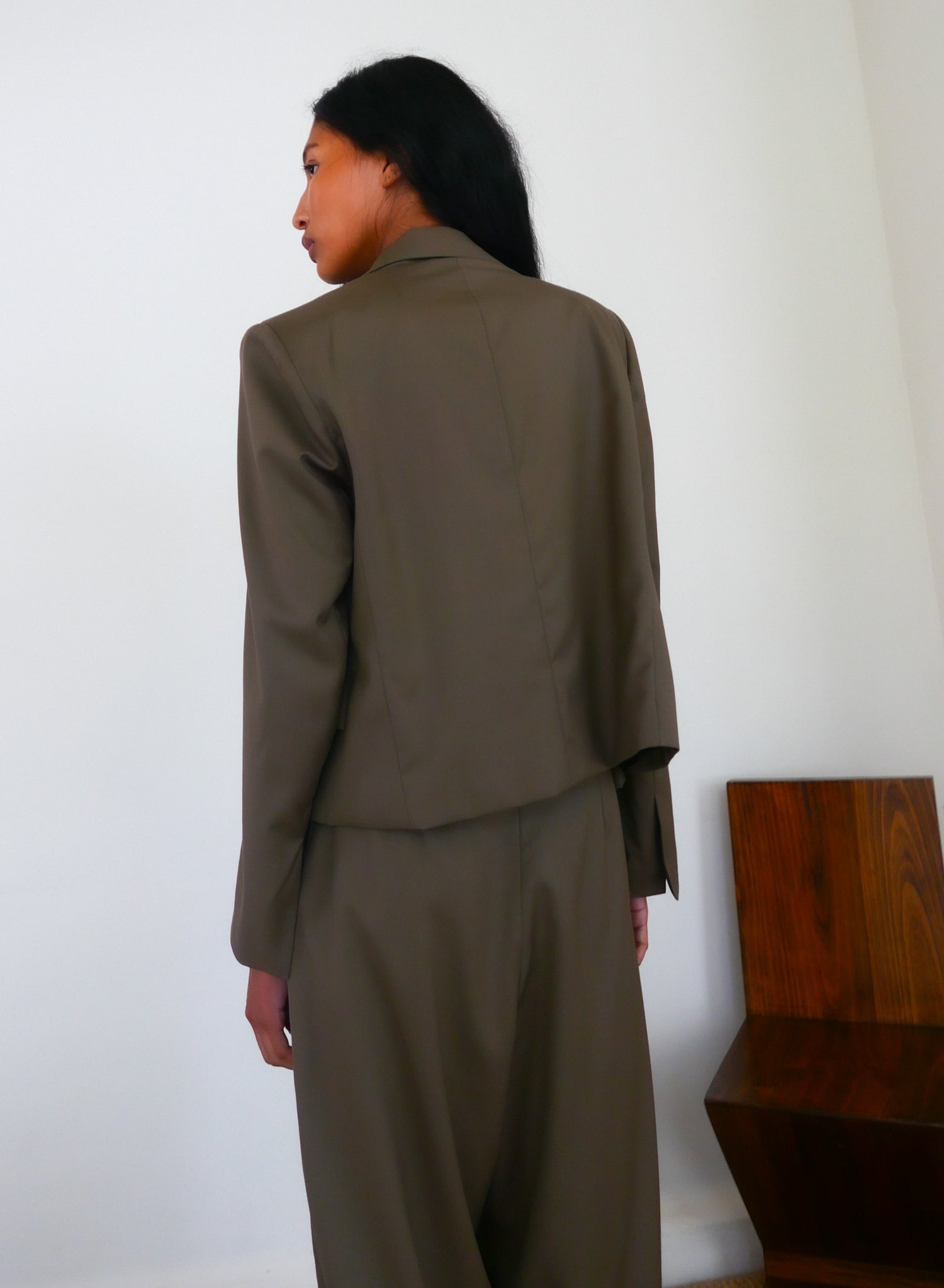 The Summer Wool Tuxedo Blazer