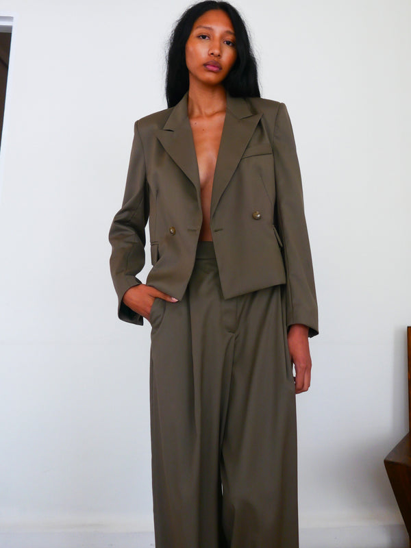 The Summer Wool Tuxedo Blazer