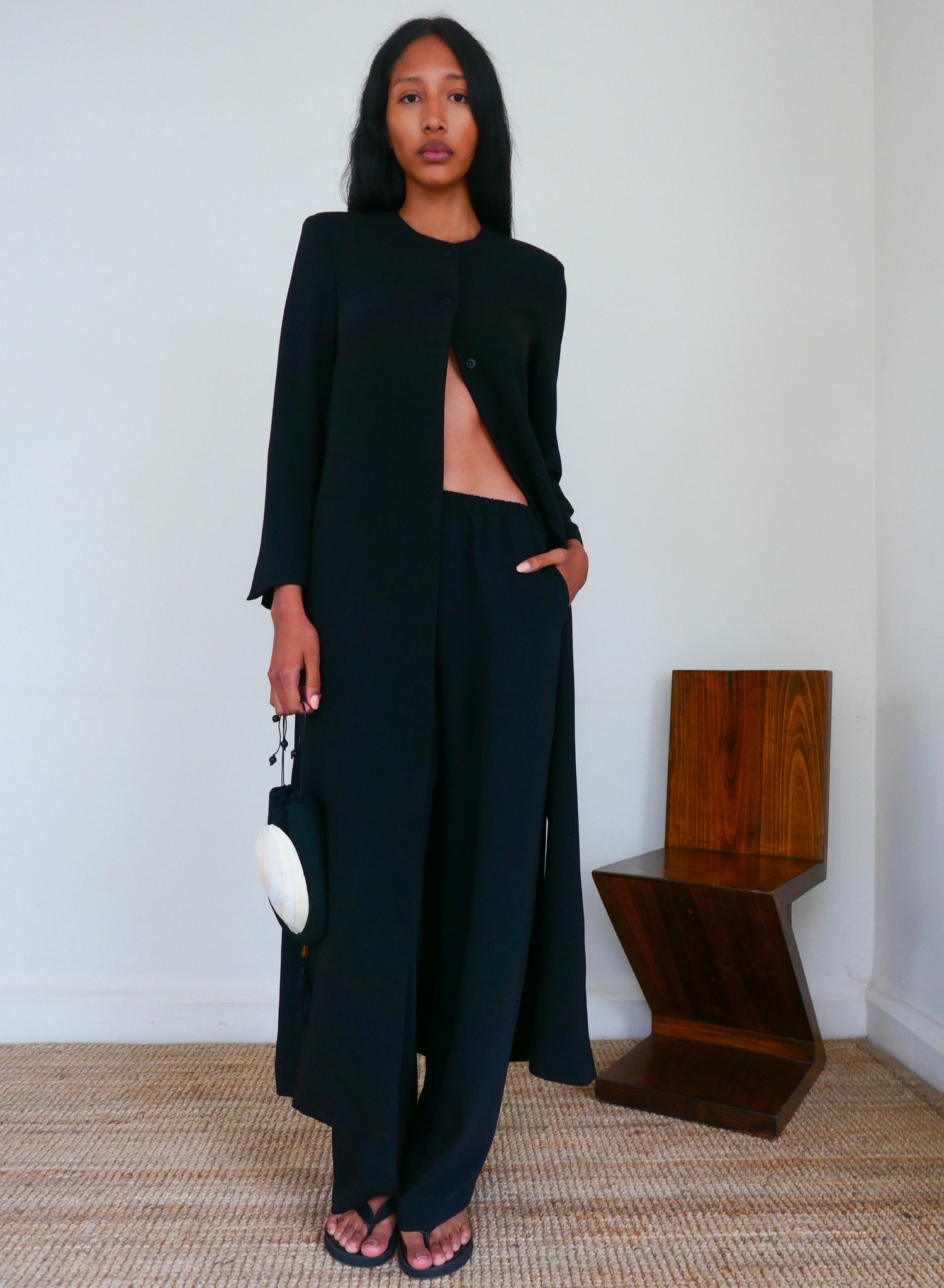 The Crepe Relaxed Pant
