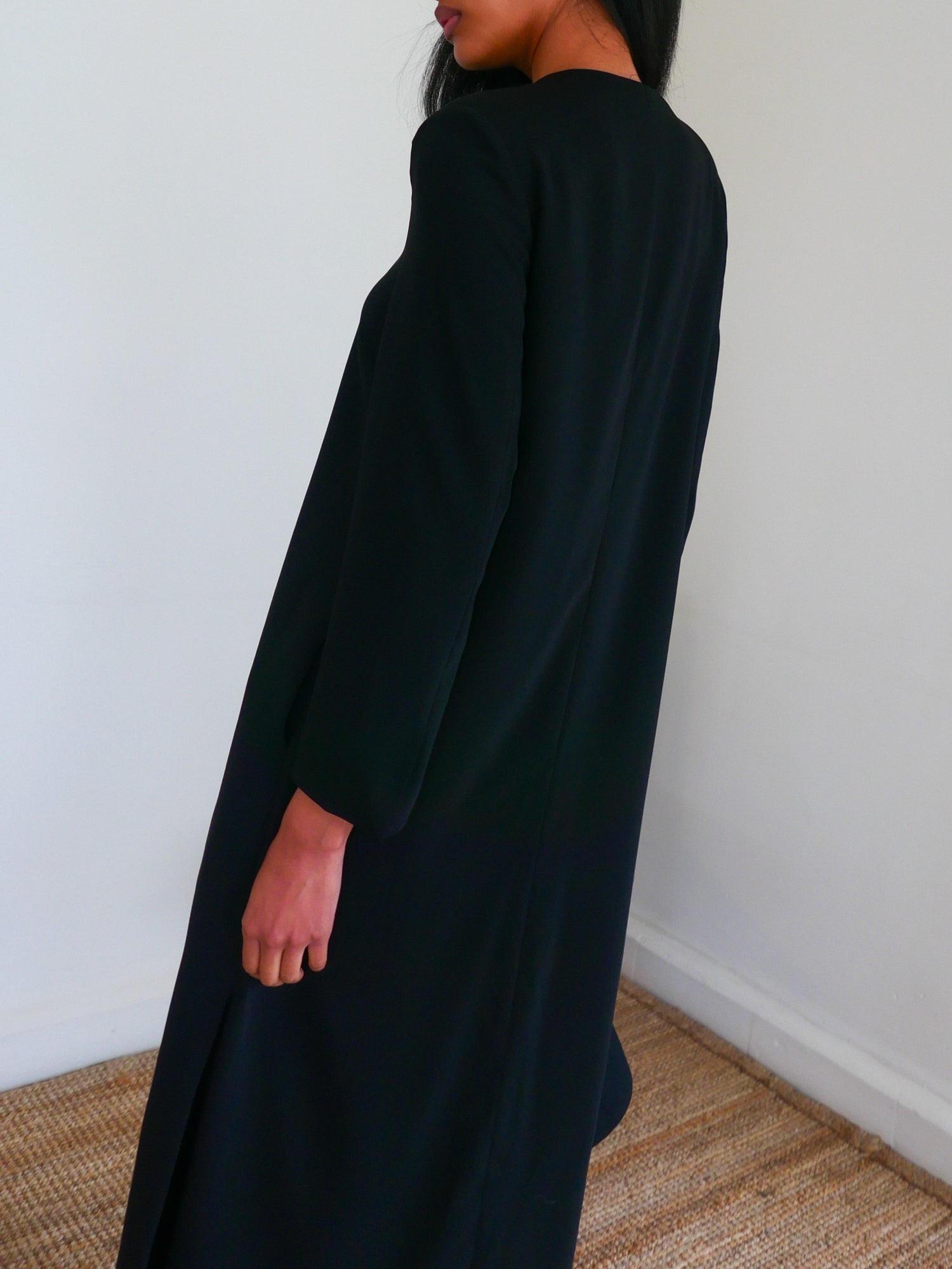 The Crepe Long Cardigan Coat