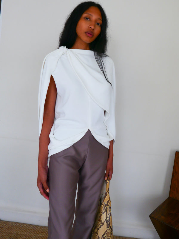 The Knot Cape Top