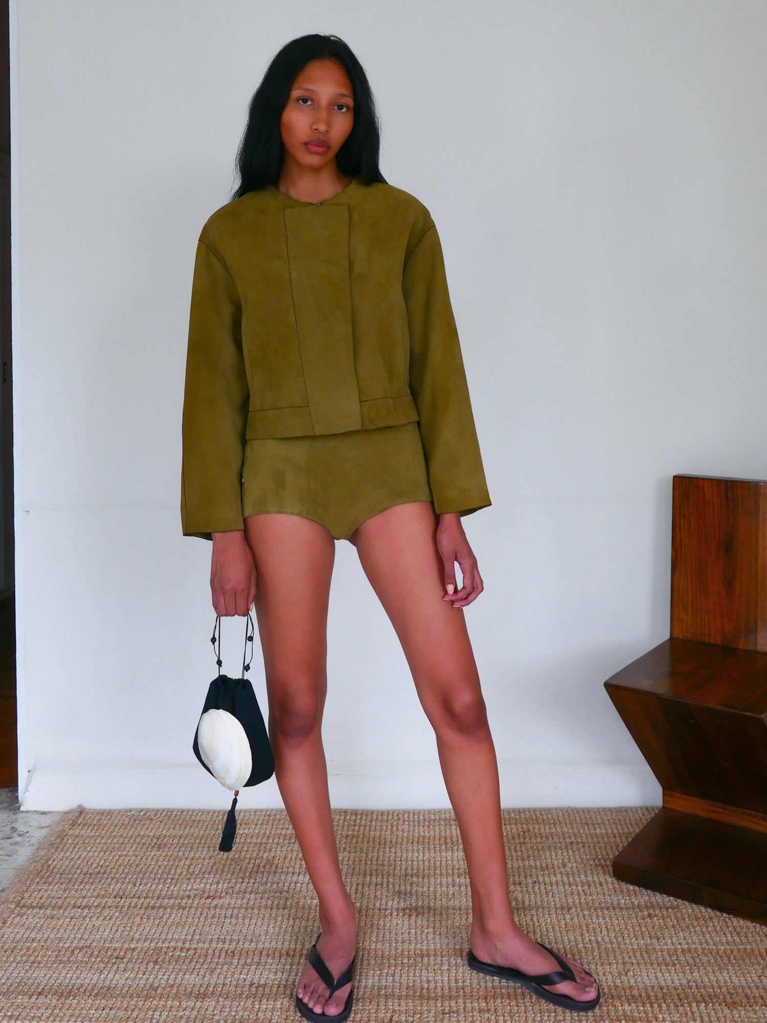 The Suede Bomber Jacket