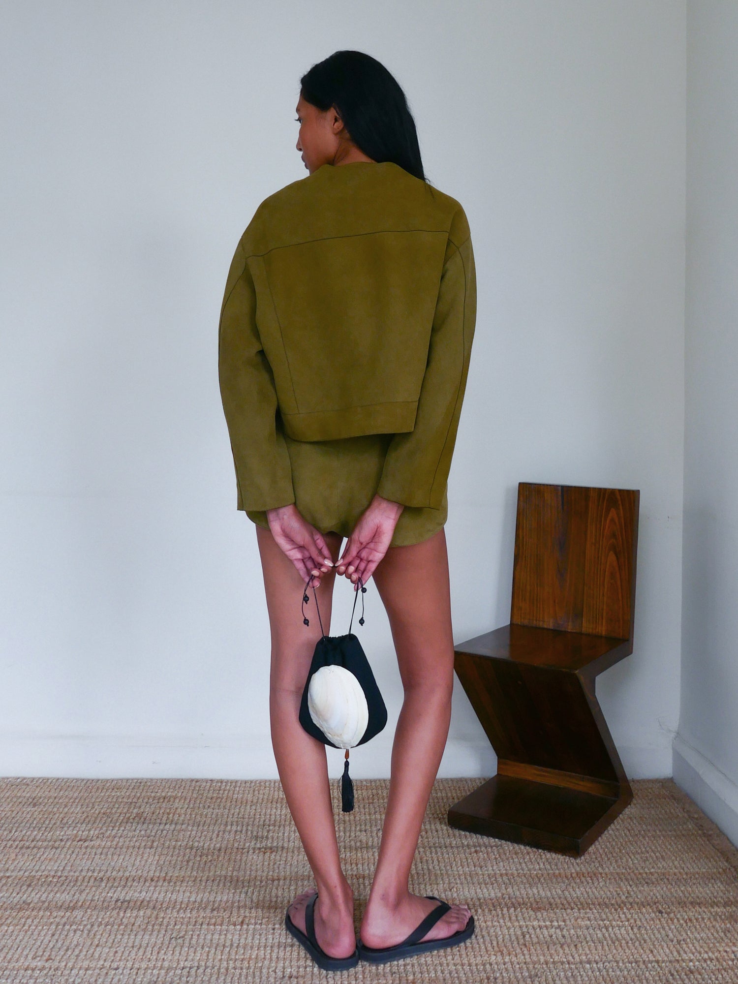 The Suede Bomber Jacket