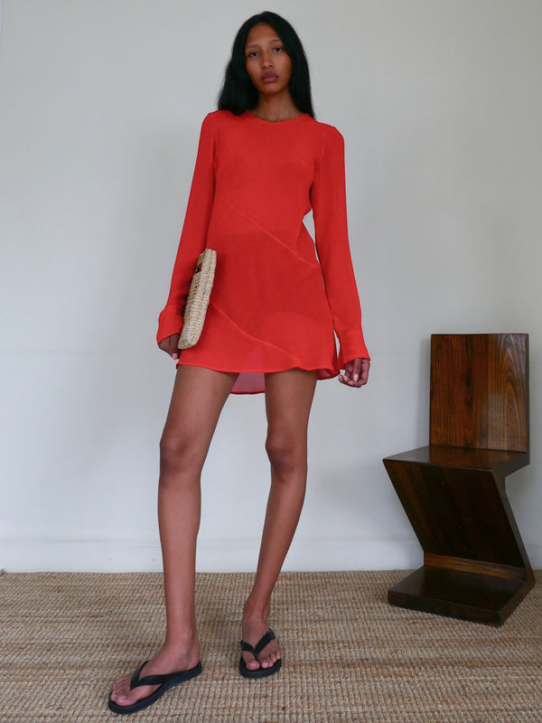 The Georgette Seam Mini Dress