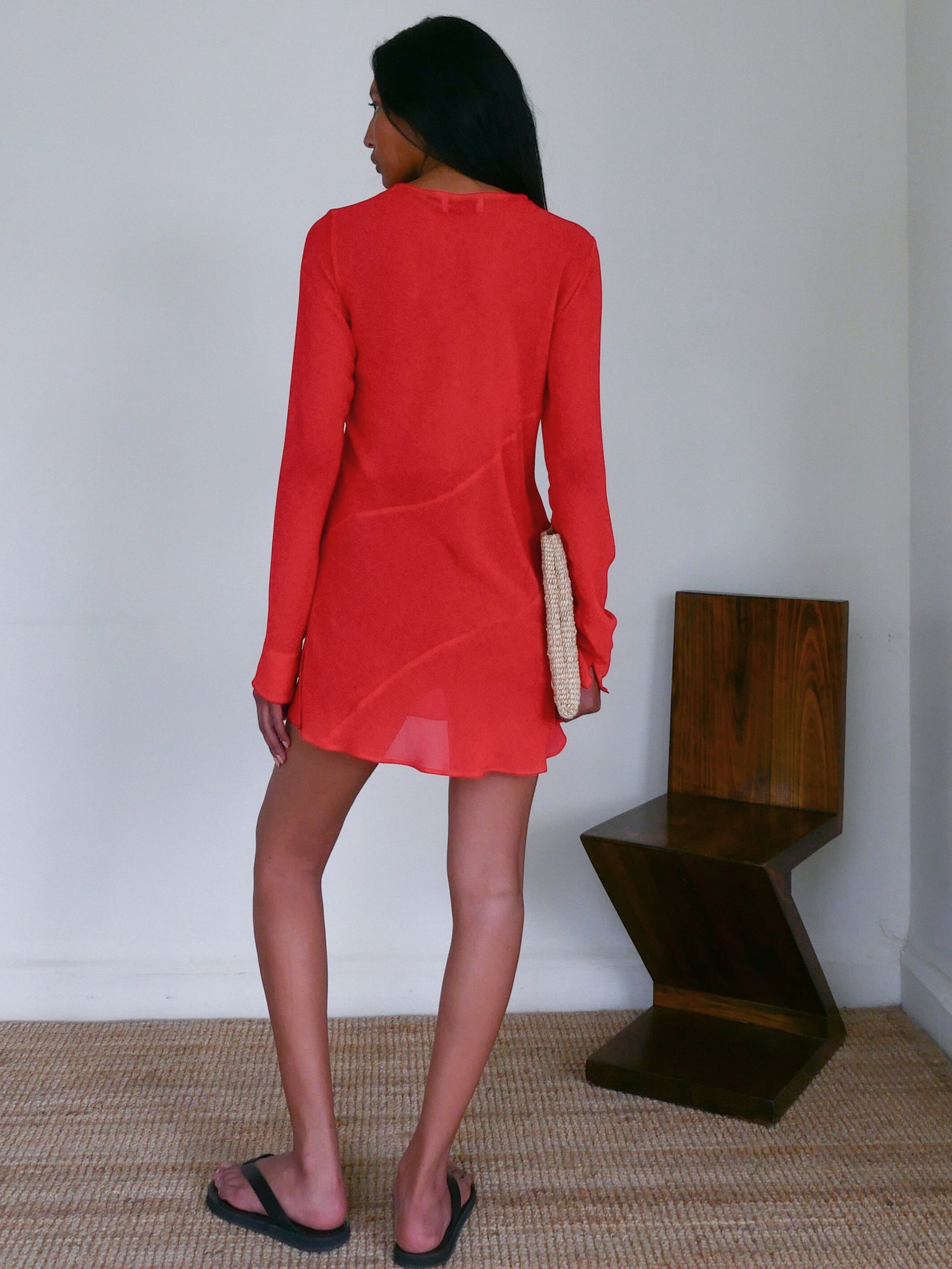 The Georgette Seam Mini Dress