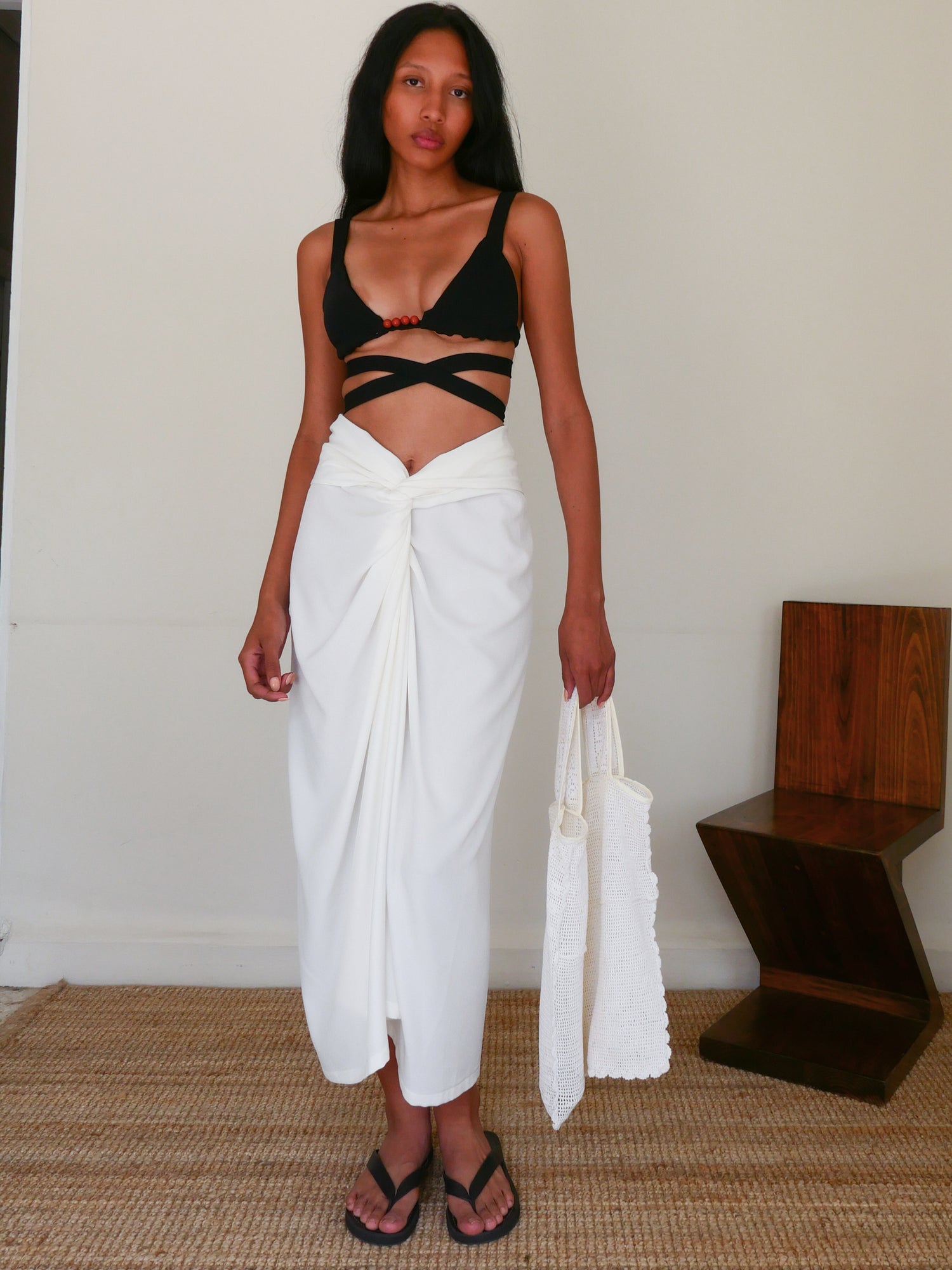 The Crepe Knot Skirt