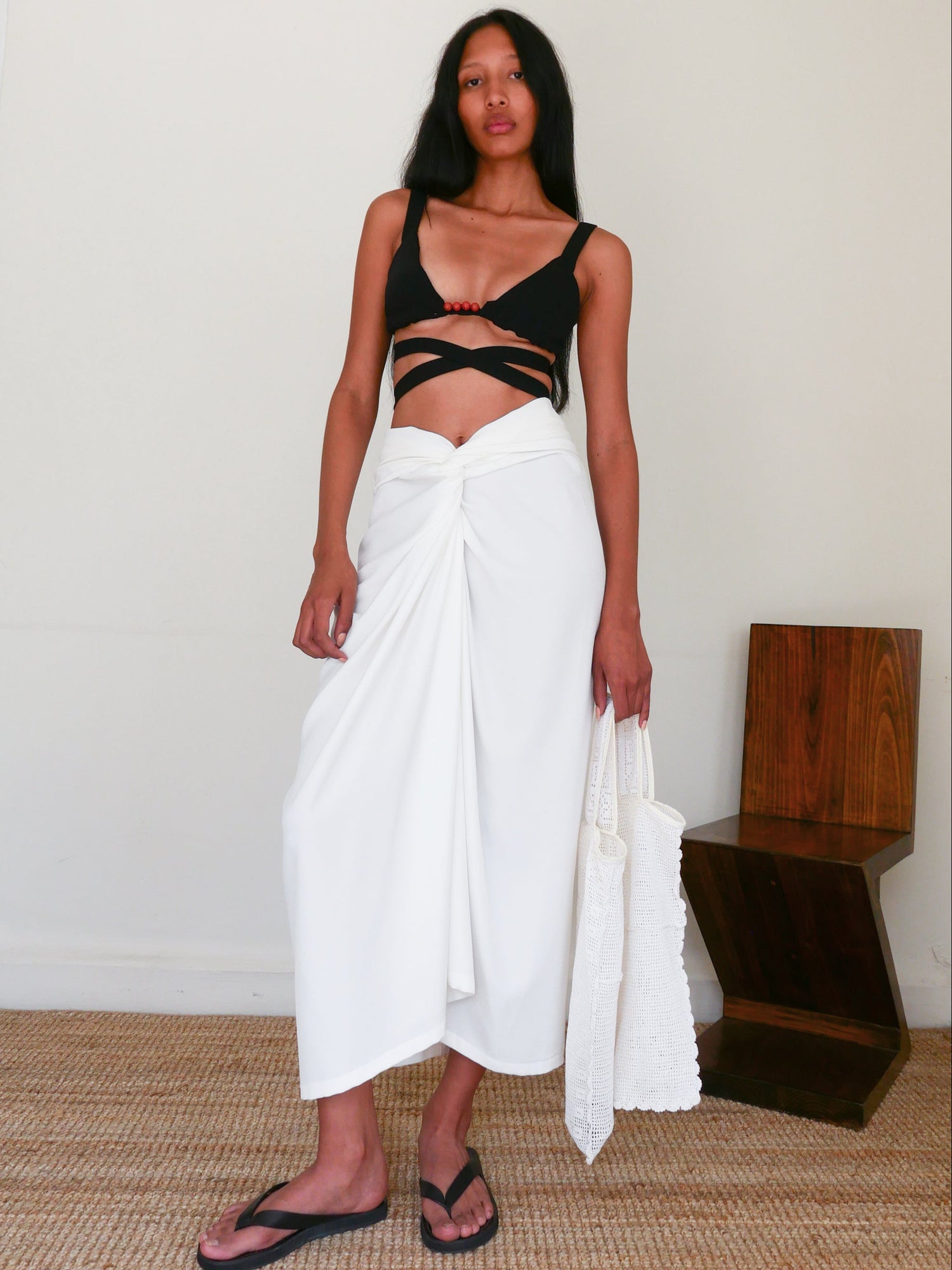The Crepe Knot Skirt