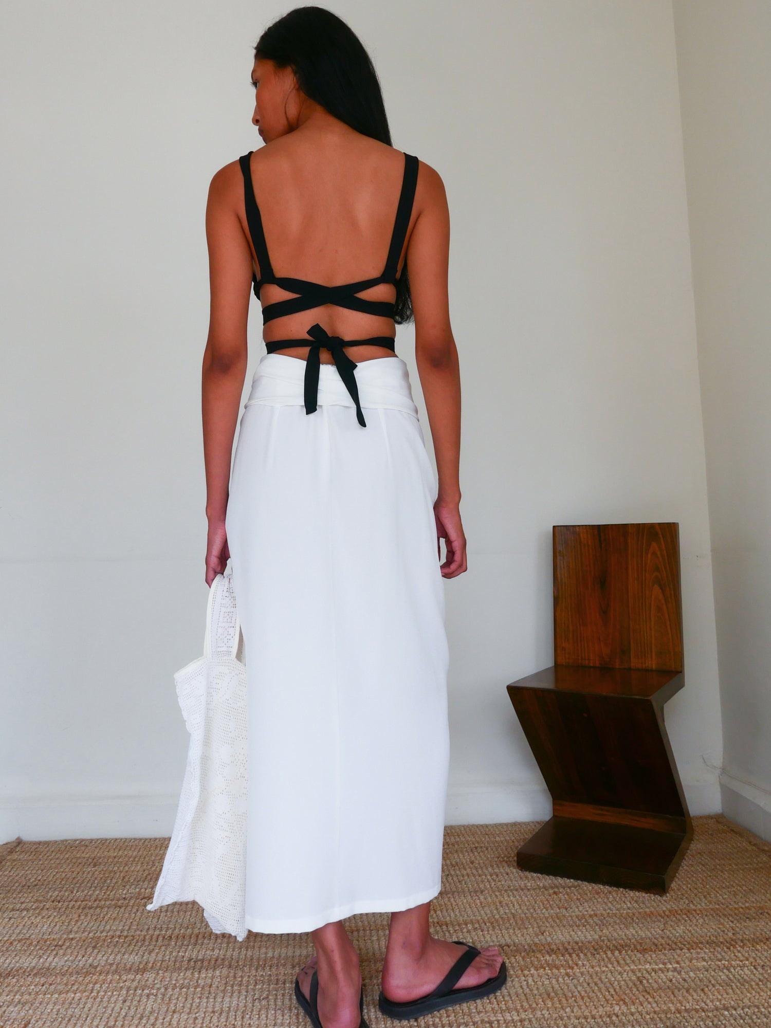 The Crepe Knot Skirt