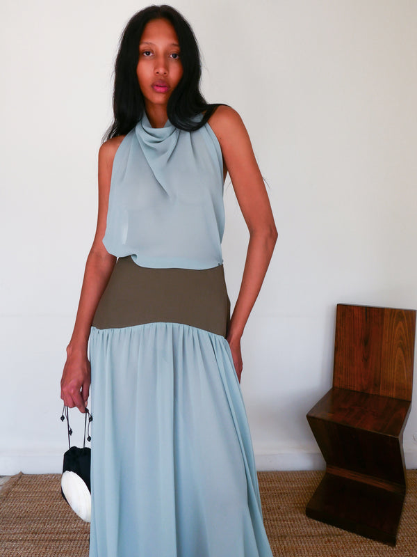 The Georgette Scarf Top