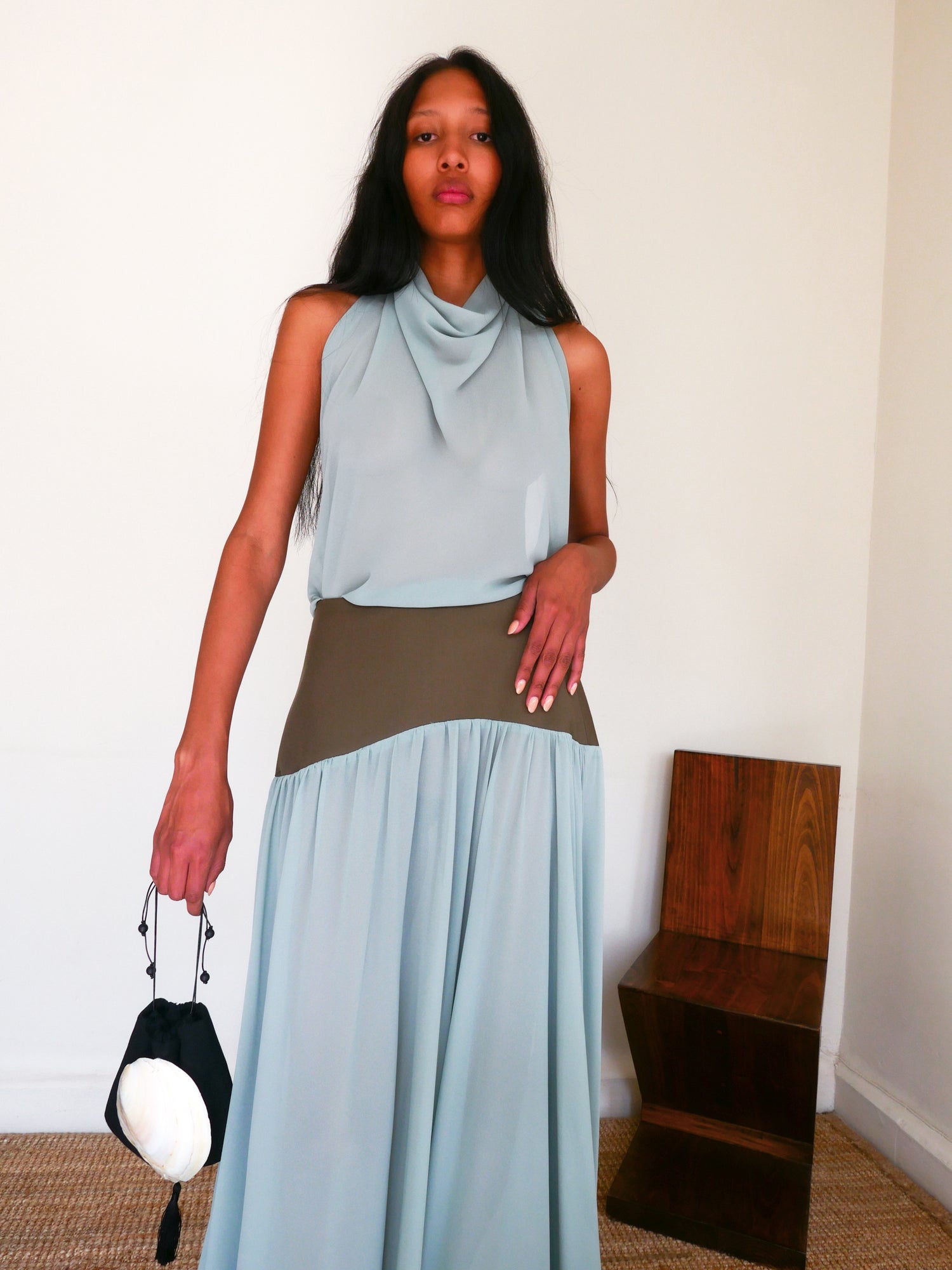 The Georgette Scarf Top
