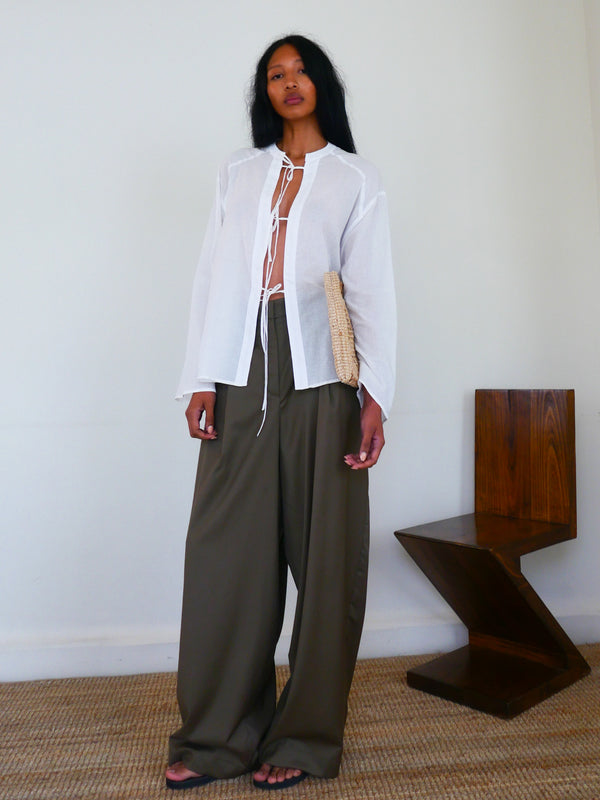 The Cotton Voile Tie Tunic