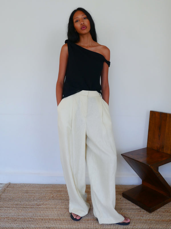 The Georgette Knot Twist Top
