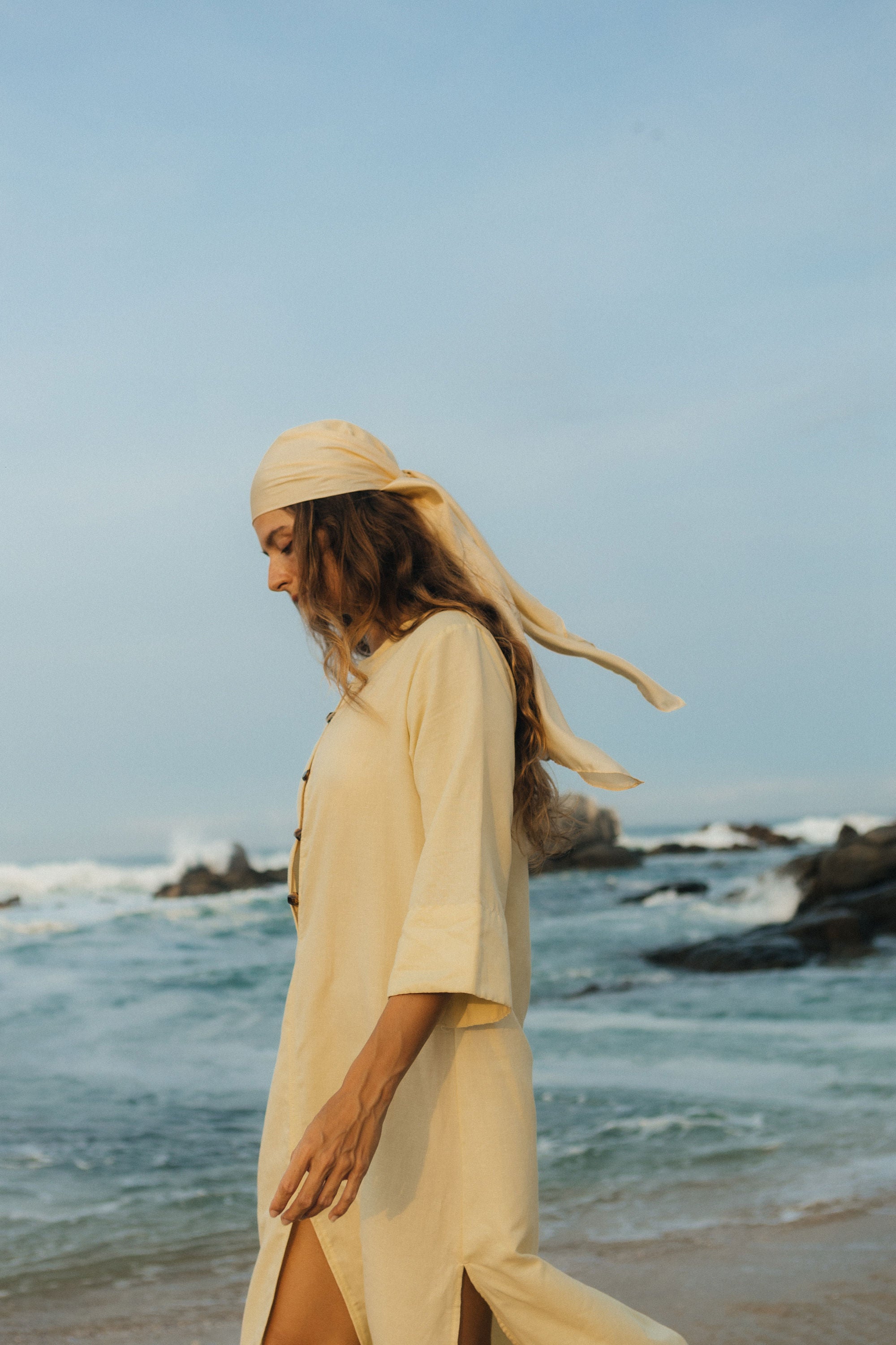 The Linen Split Tunic – SLOAN
