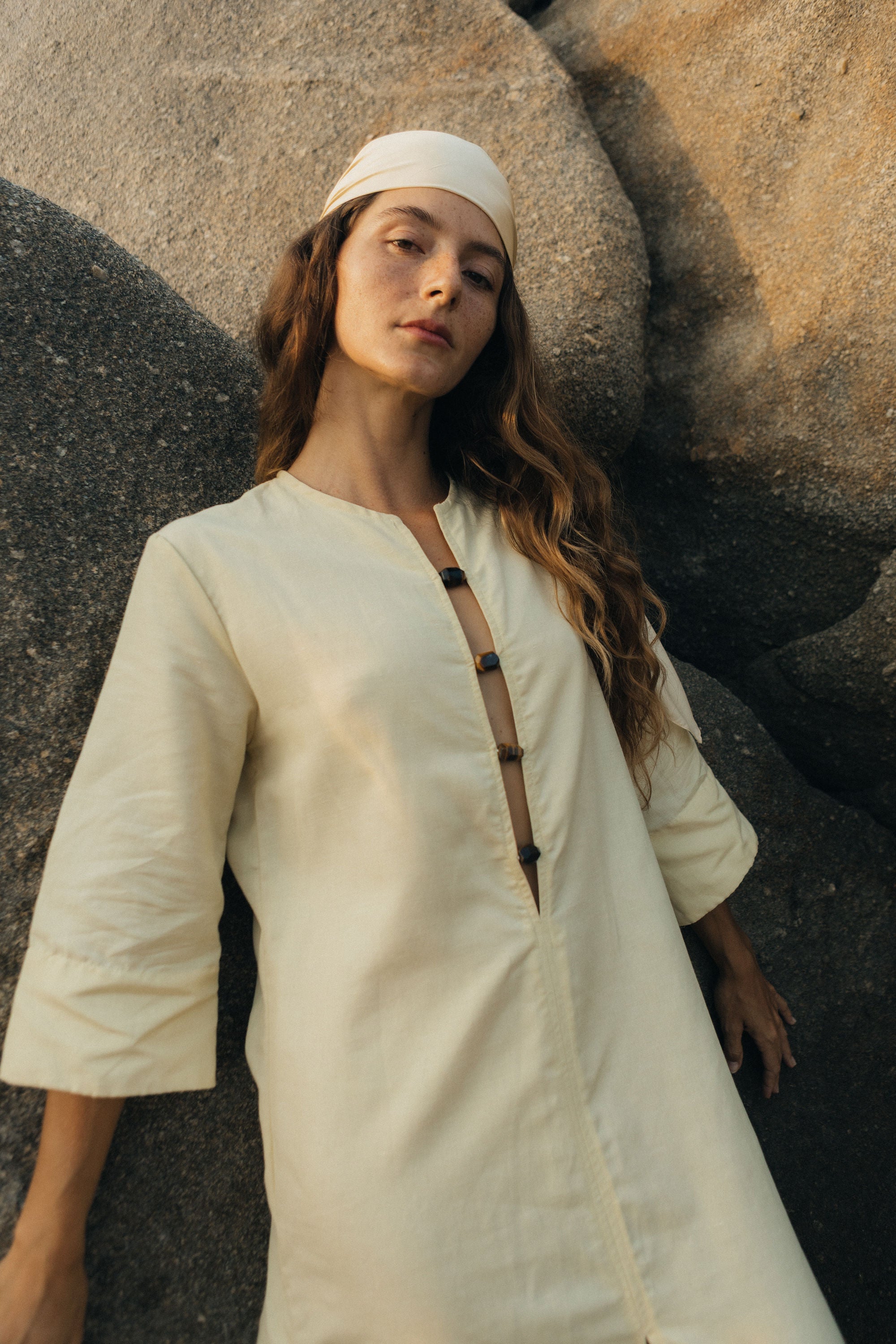 The Linen Split Tunic – SLOAN
