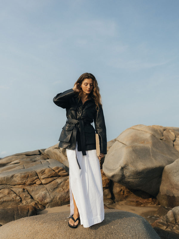 The Leather Safari Jacket