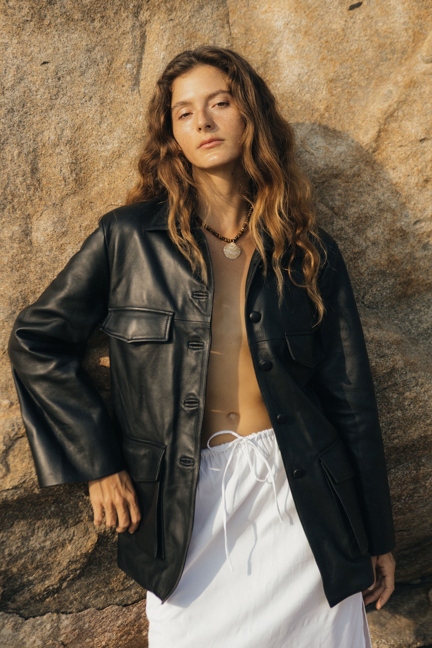 The Leather Safari Jacket