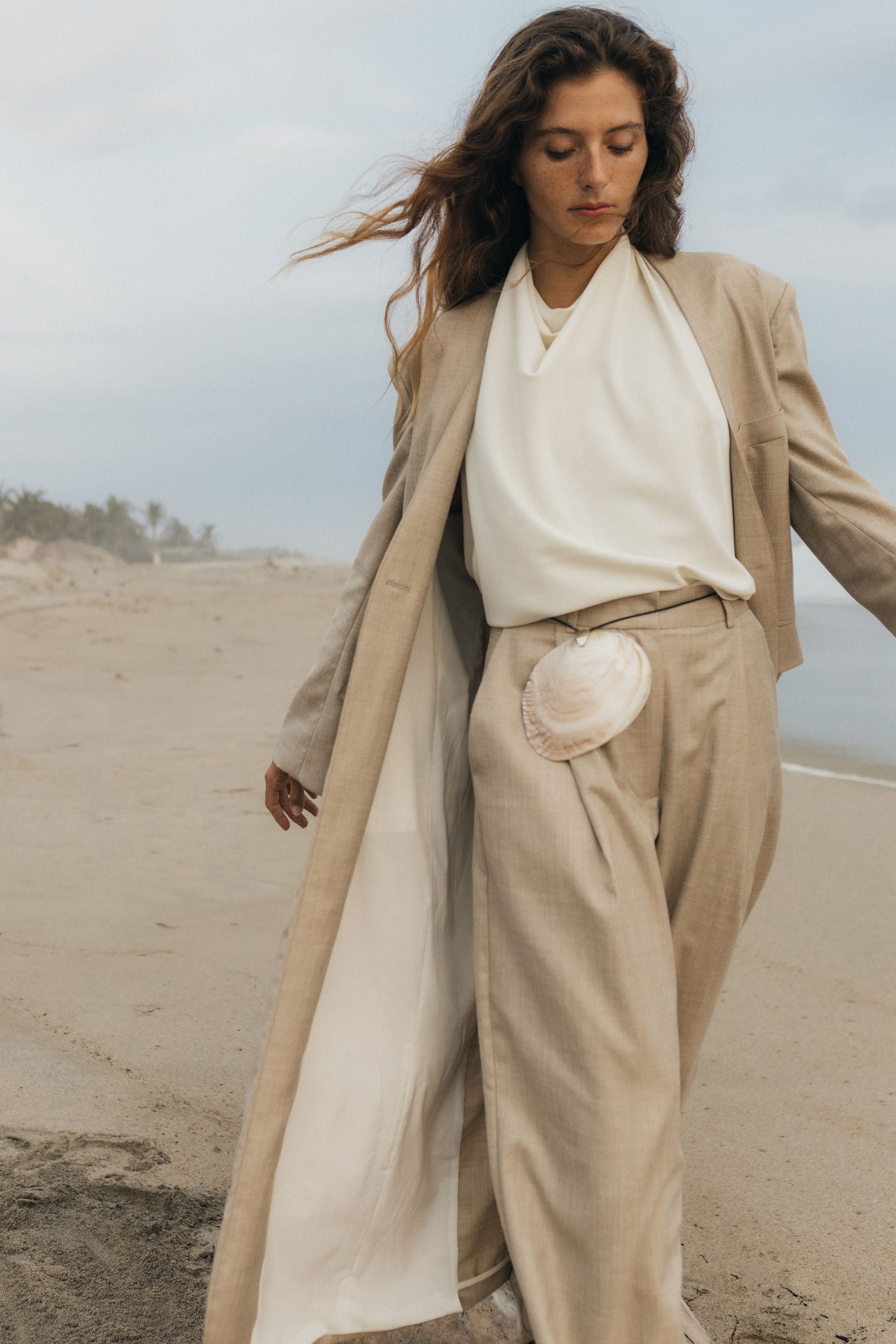 The Crepe Scarf Top – SLOAN
