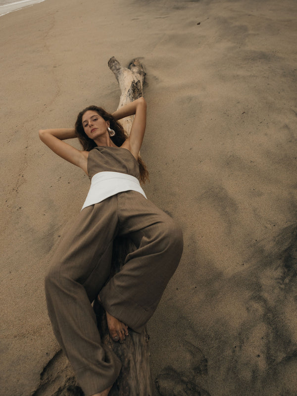 The Leather Wave Belt