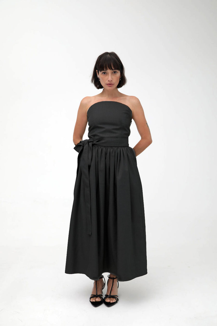 The Twill Midi Skirt