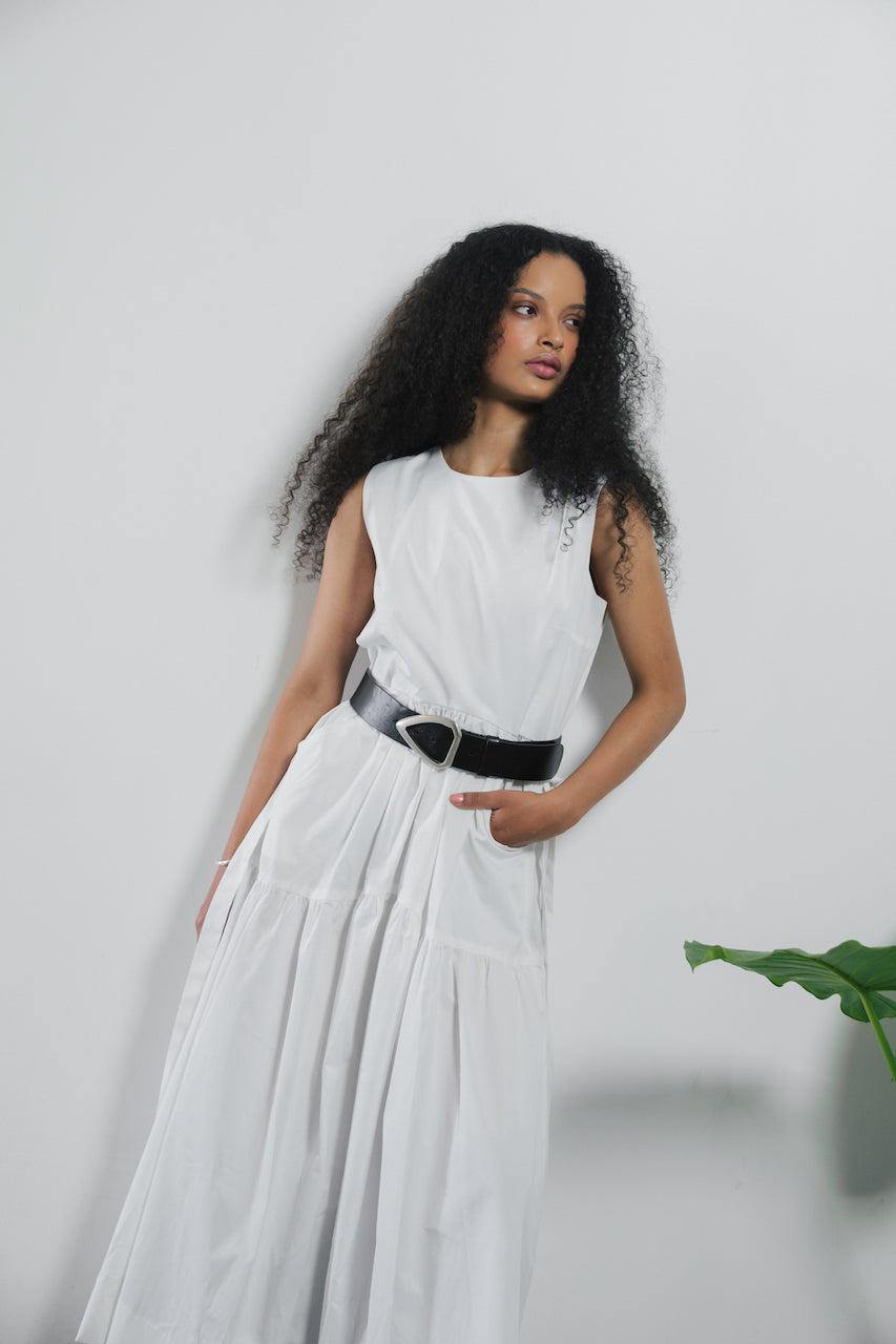 The Sleeveless Tier Dress