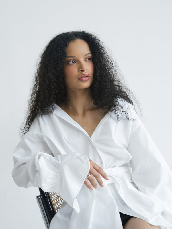 The Wrap Boyfriend Shirt