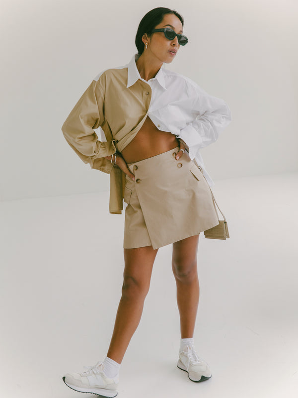The Two-Tone Boyfriend Shirt