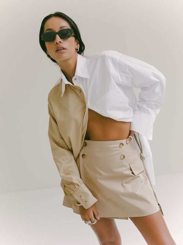 The Two-Tone Boyfriend Shirt