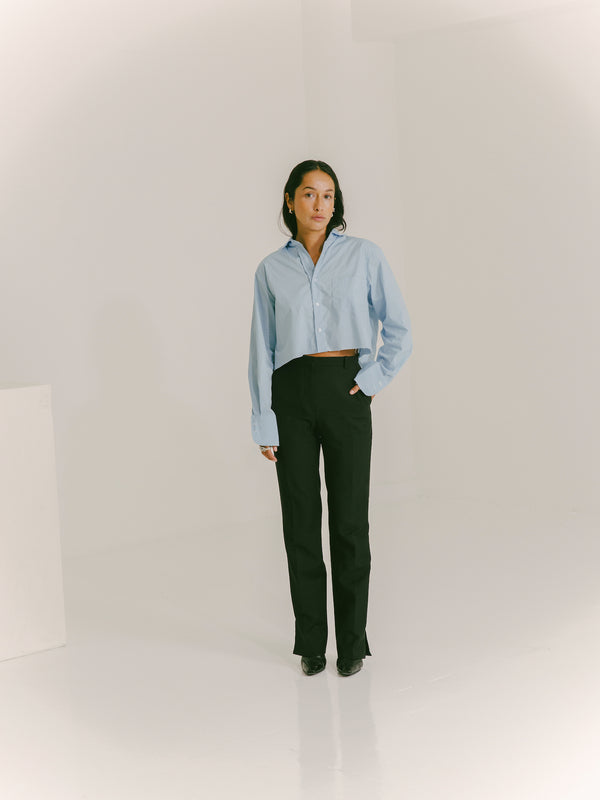 The Cropped Boyfriend Shirt