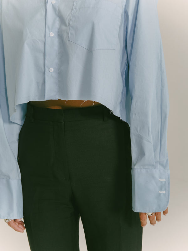 The Cropped Boyfriend Shirt
